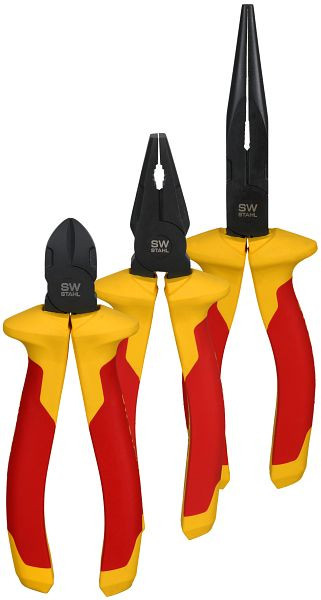 SW-Stahl Zangensatz, 1.000 Volt, VDE, 3-teilig, 40100L, 4033592145206
