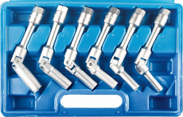 Kunzer Glühkerzensteckschlüsselsatz mit Gelenk, 6-teilig, 7GKS06