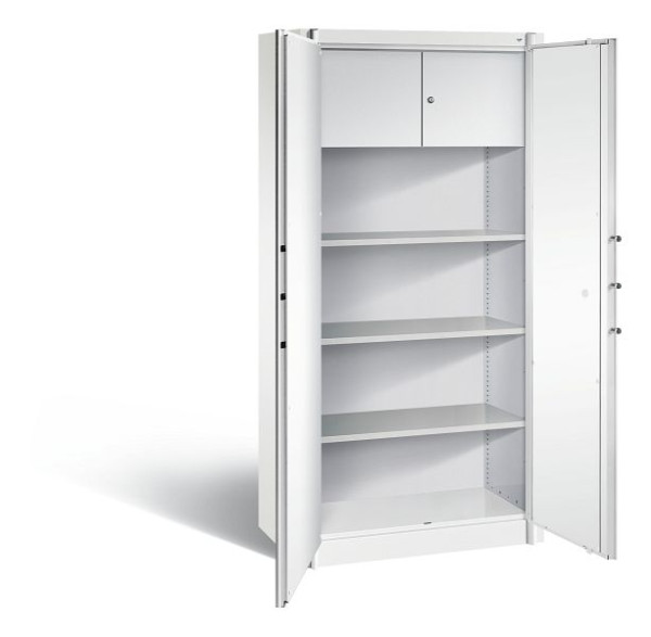 C+P Feuerschutzschrank Certos, H1950xB930xT500mm, Farbe: Verkehrsweiß, Klinkengriff, 4 OH, 1170-100 S10197