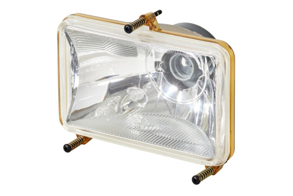 HELLA Halogen-Hauptscheinwerfer - 12/24V - Einbau - ECE/E1 1433 - glasklare Streuscheibe - Stecker: Flachsteckhülse - rechts/links, 1AB 008 888-051