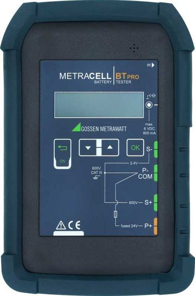 Gossen Metrawatt Batterietester tragbar, inklusive Zubehör und Koffer METRACELL BT PRO, B100B