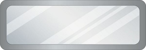 C+P Etikettenrahmen aus Kunststoff, H37xB115 mm, 6103-11