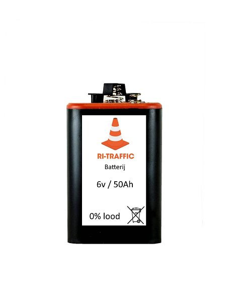 Ri-Traffic Batterie für Warnleuchte 6v / 50 Ah, 01-0000-02