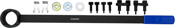 Kunzer Motor-Einstellwerkzeugsatz VAG Für Reparaturarbeiten an 1.8- und 2.0-Liter-TSI-, FSI- und TFSI-Motoren ab 2008 mit Steuerkette, 77M812