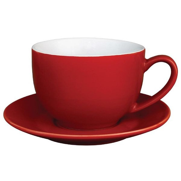 Olympia Cafe Cappuccinotassen rot 34cl, VE: 12 Stück, GK076