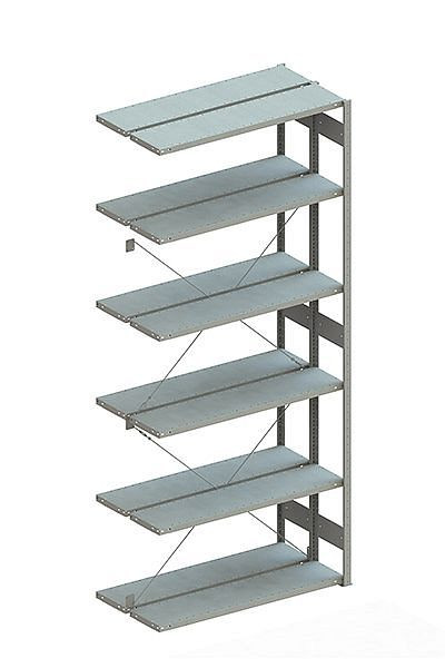 Meta CLIP 230 DAR 3000x1300x500 mm, RAL 7035, Bodenanzahl: 2 x 6, 20070769