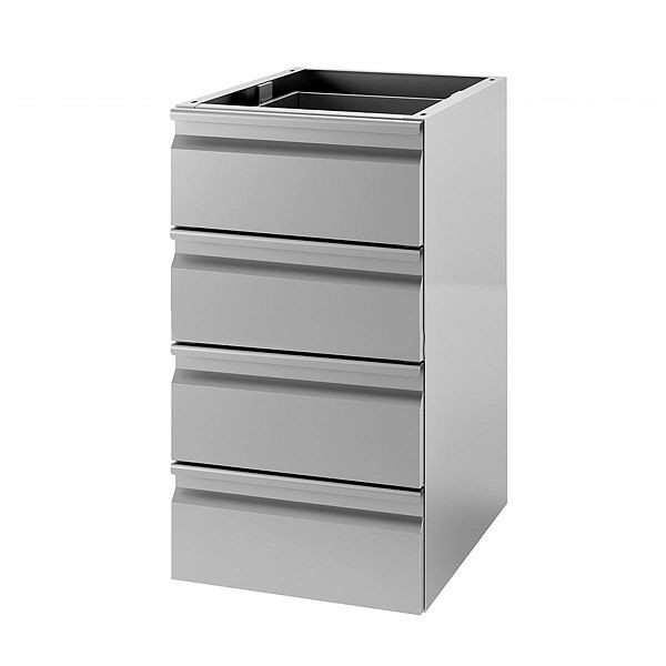 Vaiotec Schubladenblock 4 Schubladen für Arbeitstisch 700, 72,5x68,5x58 cm, 10875