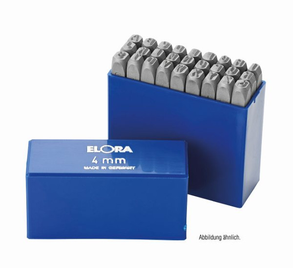 ELORA Schlagbuchstaben-Satz, 27-teilig, ELORA 400B-20 mm, 0400010200000