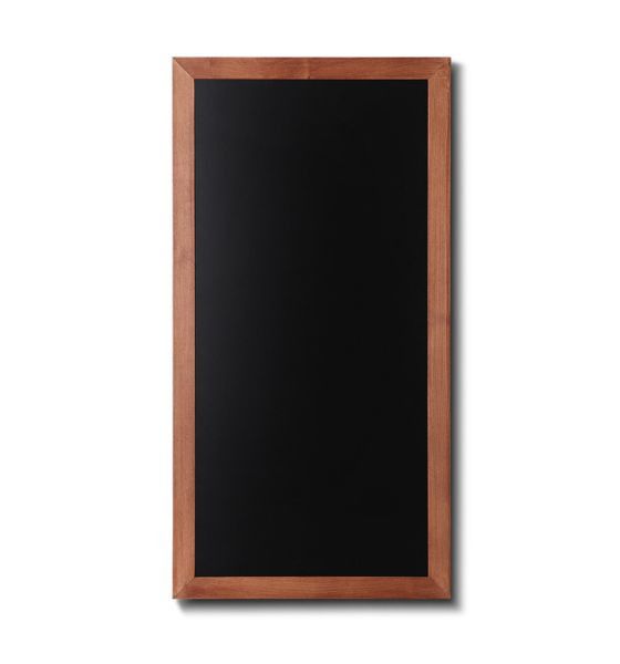 Showdown Displays Kreidetafel Holz, flacher Rahmen, teak, 56x100, CHBLB56x100