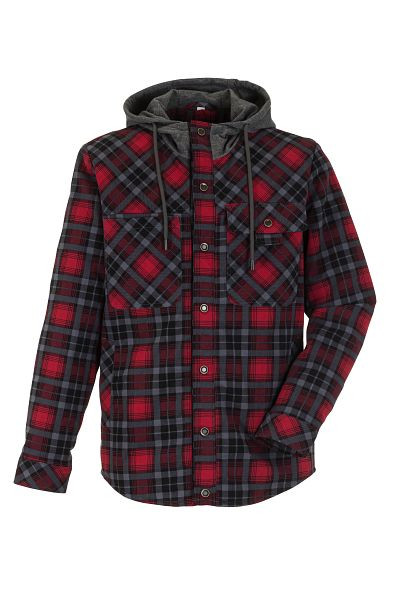 Planam Outdoor Thermohemd rot/schiefer XXL, Herren, 3774060