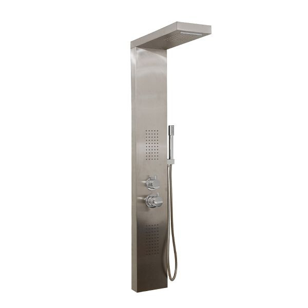 HOME DELUXE Duschpaneel CASCATA – Edelstahl, 49461, 4058166297839