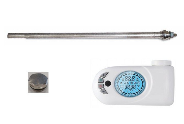 Sanotechnik Heizstab 1000W mit digital Thermostat weiß, BHE1000