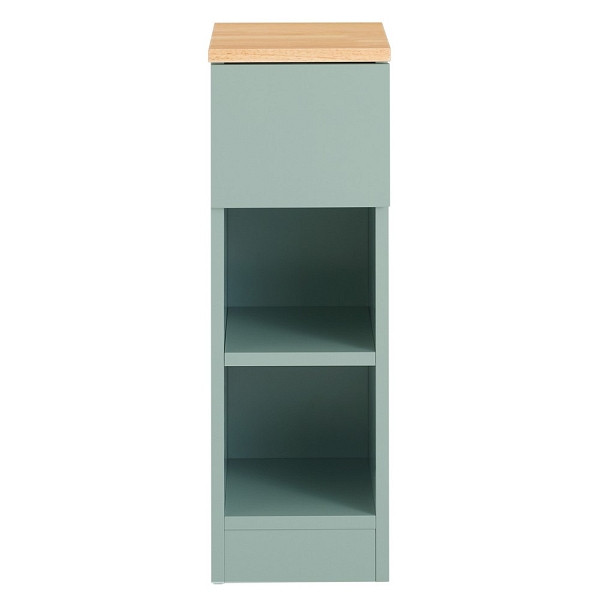 SoBuy Nachttisch mit einer Schublade Grün 35x20x60 cm, Modern, FBT111-GR