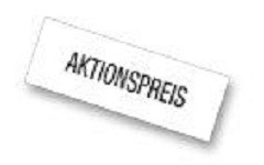 Eichner Werbe- Einlage "Aktionspreis", Format: 297 x 105 mm, Druck schwarz, für Werbe- Price-Display 9219-01079, VE: 5 Stück, 9219-00332