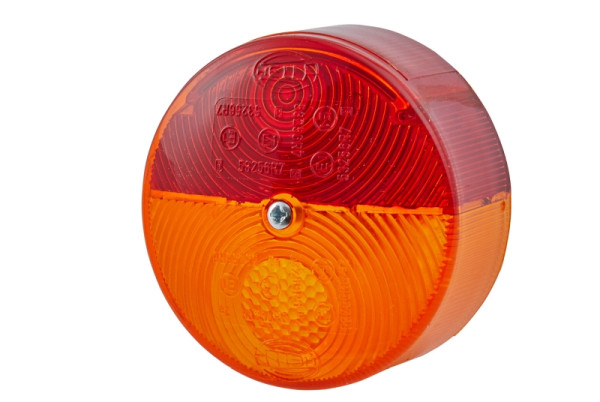 HELLA Lichtscheibe, Heckleuchte, Glühlampe, rot/gelb, ECE, rechts/links, 9EL 118 633-001