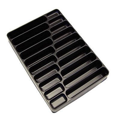 ADB Einleger / Einteiler schwarz 20-fach, 88588, 4050049885881
