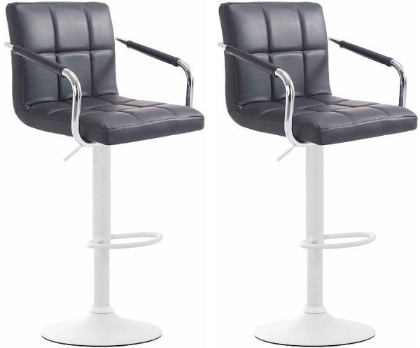 CLP Barhocker Lucy V2 weiß, schwarz, VE: 2 Stück, 315832