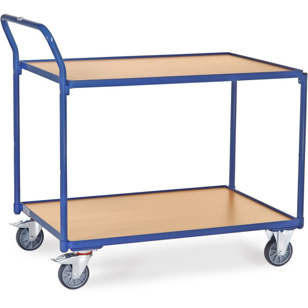 Fetra Tischwagen, Ladefläche 1.000 x 700 mm, Etagenhöhen: 200, 820 mm, Gesamthöhe: 1039 mm, 2744