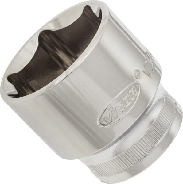 VIGOR Steckschlüsseleinsatz, Vierkant hohl 12,5 mm (1/2 Zoll), Außen-Sechskant Profil, 32 mm, V2574N