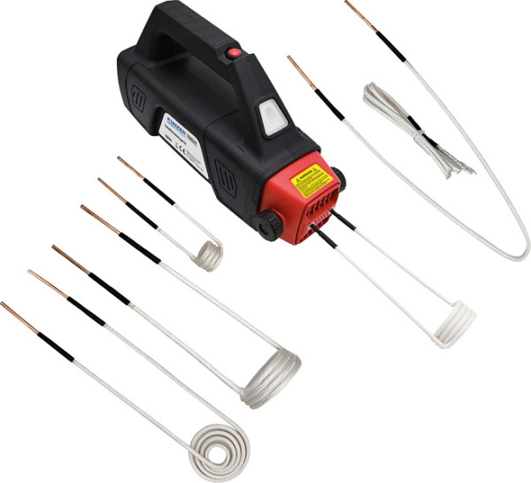 Kunzer Induktionsheizgerät 2.250 W mit 6-teiligem Zubehörsatz, im stabilen Koffer, 7IHG22