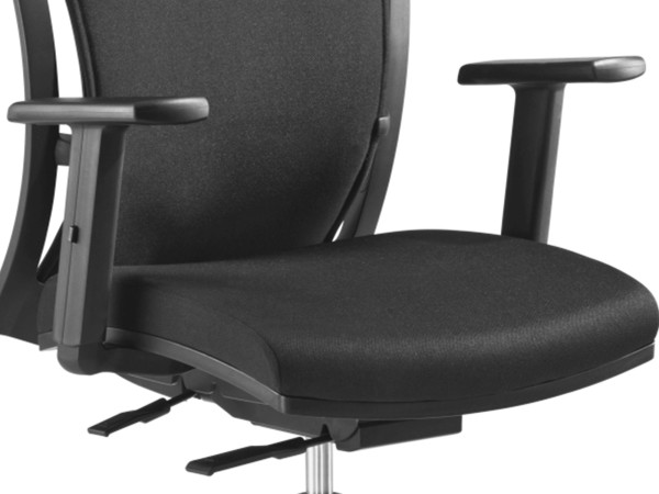 Mayer Sitzmöbel Armlehnen höhenverstellbar schwarz, passend für Drehstuhl 2457, VE: 1 Paar, 8157