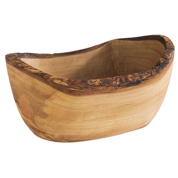 APS Schale -OLIVE-, 13 x 8 cm, Höhe: 6,5 cm, Olivenholz, Inhalt: 0,2 Liter, 00907