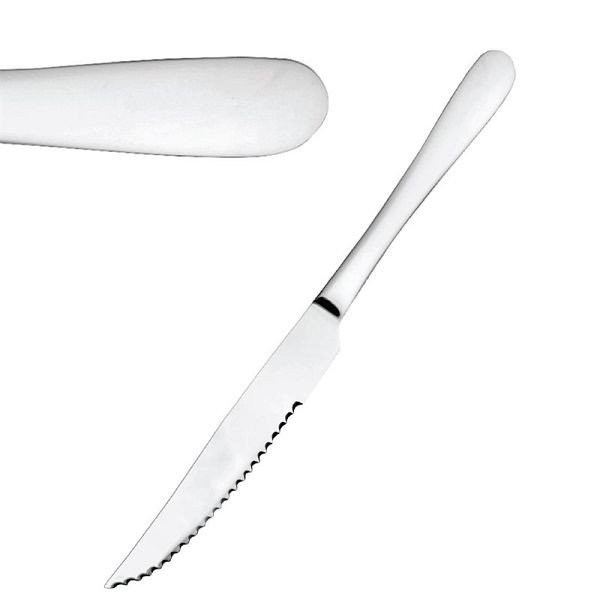 Olympia Buckingham Steakmesser, VE: 12 Stück, 23,4 cm, Edelstahl, HC538