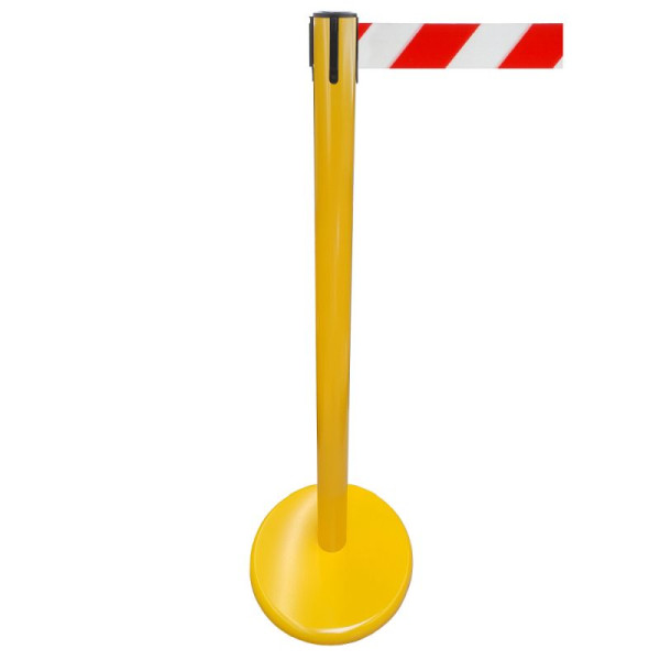 Stein HGS Personenleitsystem -P-Line Future Safety-, gelb, rot/weiß diagonal (schraffiert), mit Sicherheitsverschluss (selbstlösend), 15169-0303