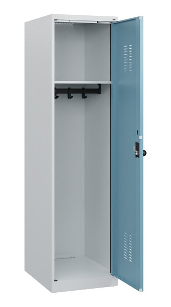 C+P Spind Evolo PLUS, 1 Abteil, 1530x400x500mm, 7035/0010, Drehriegel, 0490005-12 S10009