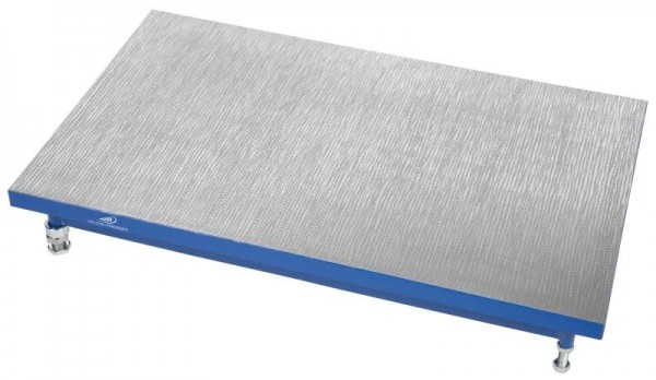 HELIOS PREISSER Prüfplatte, aus Spezialguss, DIN 876/0, 300 x 300 mm, 478015