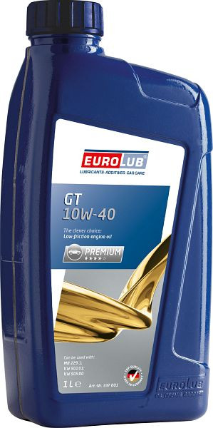 Eurolub GT SAE 10W-40 Motoröl, VE: 1 L, 337001