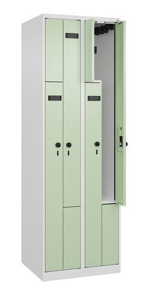C+P Z-Spind Evolo PLUS, 4 Fächer, 1850x600x500mm, 9016/6019, 049003-204 S10025