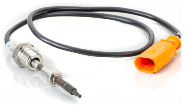 HELLA Sensor, Abgastemperatur, 2-polig, geschraubt, Kabel: 580mm, 6PT 014 494-561