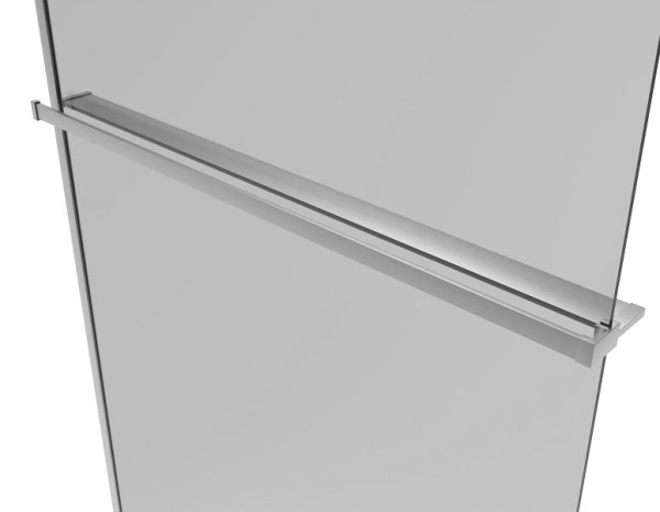 Sanotechnik Handtuchhalter+Ablage für WALK IN Aluminium 120cm chrome, HSA120