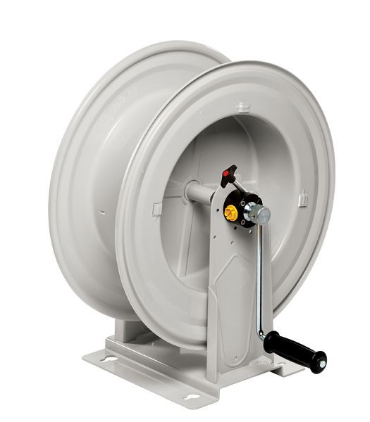 Ebinger Schlauchaufroller HM 610, Schlauch max. 20m - 27mm AD, Gehäuse Stahl, 20bar/ 90°C (Wasser-Druckluft), 8.610.130