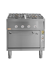 Produktbild von Locher Gasherd, 4 Kochstellen und Elektro-Multifunktionsbackofen GN 1/1, 216003 Locher Gasherd, 4 Kochstellen und Elektro-Multifunktionsbackofen GN 1/1, 216003