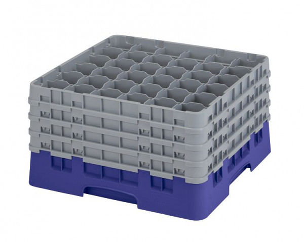 Cambro Spülkorb mit 36 Fächer Camrack® 23,8 cm Marineblau, 36S900186