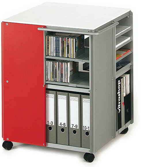 Bedrunka+Hirth Kubik-2, Maße in mm (BxTxH): 620 x 620 x 805, 4 x Lenkrolle, davon 2 x mit Feststeller, Ø 50 mm, 86.2000