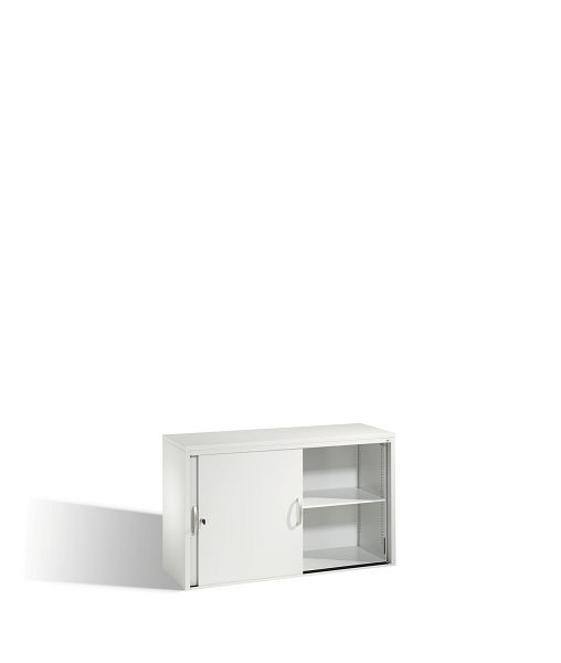 C+P Sideboard mit Schiebetüren Acurado, H720xB1200xT400mm, Farbe: Lichtgrau, Bügelgriff, 2 OH, 5723-00 S10102