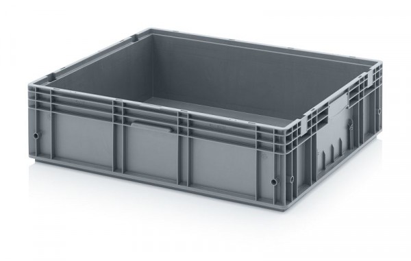 Auer Maxi-KLT-Behälter, LxBxH: 80 x 60 x 22 cm, Silbergrau, RL-KLT 8210 g-7001