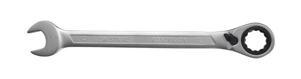 SW-Stahl Gabelringratschenschlüssel, 21 mm, umschaltbar, 03520L-21