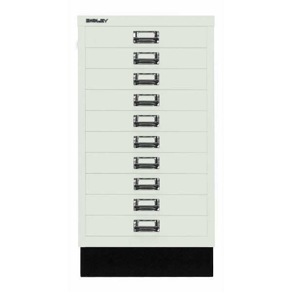 Bisley MultiDrawer™, Inkl. Sockel, DIN A3, 10 Schubladen, 644 portland, L29A310S644