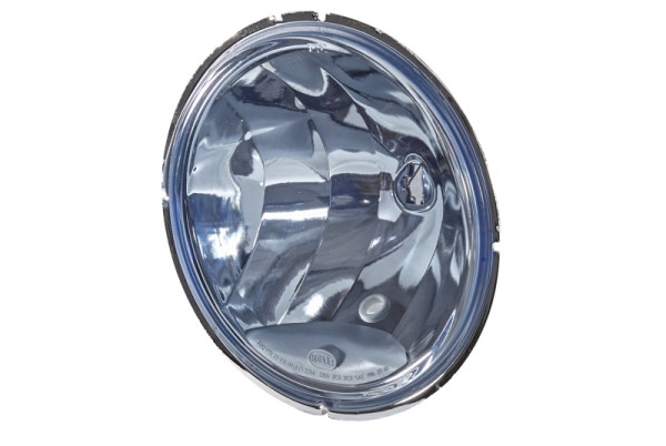 HELLA Halogen-Scheinwerfereinsatz, Fernscheinwerfer, Luminator Blue, 12/24V, Referenzzahl: 17.5, ECE, blaue Streuscheibe, 1F8 165 946-011