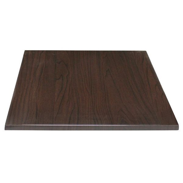 Bolero viereckige Tischplatte dunkelbraun, 70 cm, GG639