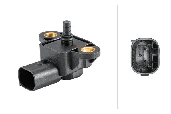 HELLA Sensor, Ladedruck, 3-polig, geschraubt, 6PP 358 152-281