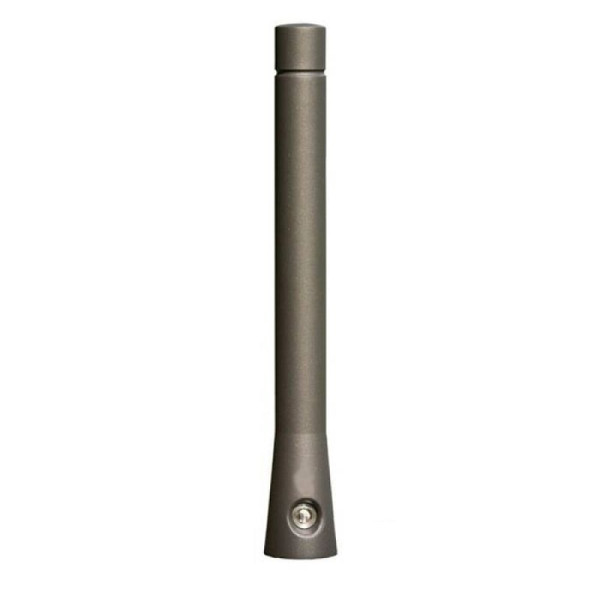 Stein HGS Stilpoller -Naxos- mit 3p-Technologie, (Sechskantverschluss), RAL 7016 anthrazitgrau, Stilpoller mit einer eingegossenen, Rillen und konisch zulaufendem Fuß, 24821-05