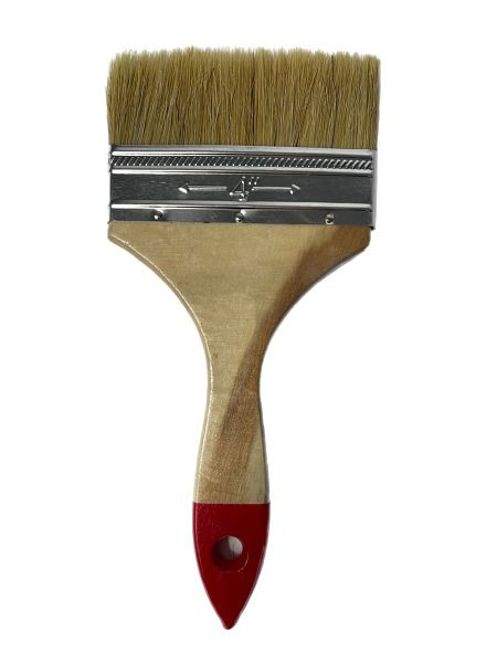 VaGo-Tools Lackierpinsel Lasuren Maler Pinsel Flachpinsel Chinaborste 100mm, VE: 6 Stück, 190-040-6_vx