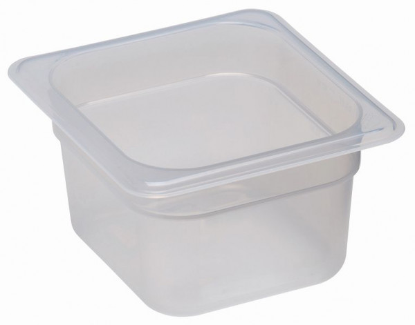 Cambro GN-Behälter 1/6-100 mm Polypropylen Durchscheinend, VE: 6 Stück, 64PP190