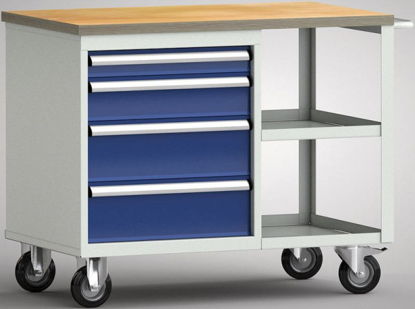 KLW Standard-Werkbank - 1000 x 620 x 830 mm L x T x H, 75EA/125EA/175EA/175EA, WS822N-1000M20-E7027