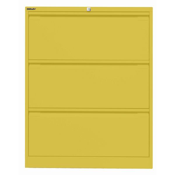 Bisley Hängeregistraturschrank, doppelbahnig, 3 HR-Schubladen, 677 tickleweed, DF3677